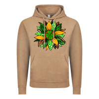 Vintage Coffee St. Patrick's sunflower Vintage Hoodie - OliviaCreatesArt