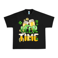 Black St.Patrick's Beer time Urban Heavy Tee - HowdyJamesFarm