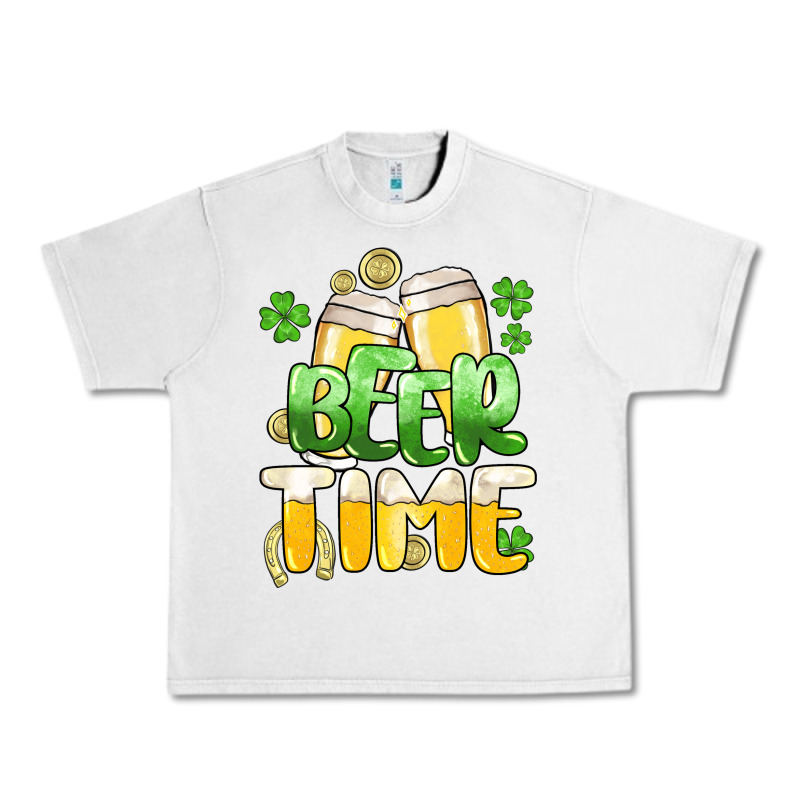 St.patrick's Beer Time Urban Heavy Tee by HowdyJamesFarm | Teevron