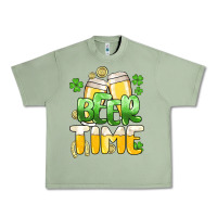 Oil Green St.Patrick's Beer time Urban Heavy Tee - HowdyJamesFarm