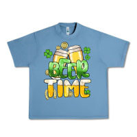 Pebble Blue St.Patrick's Beer time Urban Heavy Tee - HowdyJamesFarm