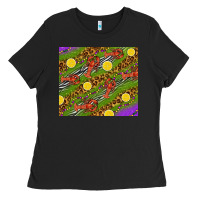 Black Mardi Gras Crabs and lemons tumbler Ladies Tee - HowdyJamesFarm