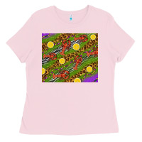 Bubblegum Pink Mardi Gras Crabs and lemons tumbler Ladies Tee - HowdyJamesFarm