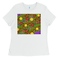 White Mardi Gras Crabs and lemons tumbler Ladies Tee - HowdyJamesFarm