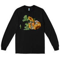 Black sunflower pumpkin Long Sleeve Tee - RanaPortraitStore