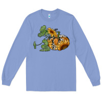 Colony Blue sunflower pumpkin Long Sleeve Tee - RanaPortraitStore