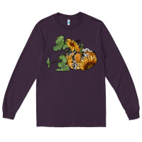 Plum sunflower pumpkin Long Sleeve Tee - RanaPortraitStore
