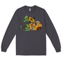 Smoke sunflower pumpkin Long Sleeve Tee - RanaPortraitStore