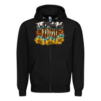 Black western mini Zipper Hoodie - BarkalooDesign