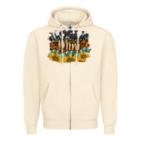 Sandshell western mini Zipper Hoodie - BarkalooDesign