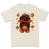Bone christmas afro messy bun Premium Tee - texasbilliewilder