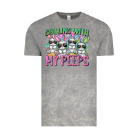 Cloud Rock Chilling with my peeps Easter bunnies Vintage Tee - CowGirlArtShop