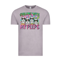 Vintage Zinc Chilling with my peeps Easter bunnies Vintage Tee - CowGirlArtShop