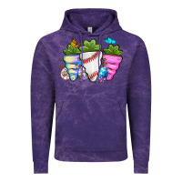 Cloud Purple Easter Day Baseball Easter sports carrots Vintage Hoodie - OliviaCreatesArt