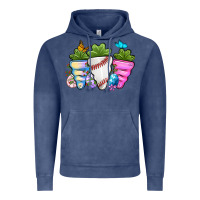 Vintage Denim Easter Day Baseball Easter sports carrots Vintage Hoodie - OliviaCreatesArt