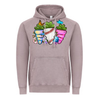 Vintage Zinc Easter Day Baseball Easter sports carrots Vintage Hoodie - OliviaCreatesArt