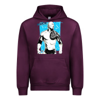 Mauve Wine the rock power Urban Hoodie - maiPhamDesign