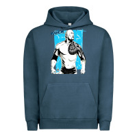Pigment Midnight Navy the rock power Urban Hoodie - maiPhamDesign