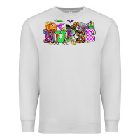 Dove Grey halloween nurse Premium Sweatshirt - AdoDesignShop