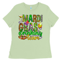 Matcha Mardi Gras drinking team Ladies Tee - HowdyJamesFarm