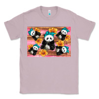 Lilac Baby panda flowers Classic Tee - Artiststas