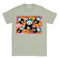 Matcha Baby panda flowers Classic Tee - Artiststas