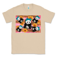 Mushroom Baby panda flowers Classic Tee - Artiststas