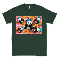 Sports Green Baby panda flowers Classic Tee - Artiststas