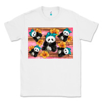 White Baby panda flowers Classic Tee - Artiststas