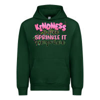 Forest Green kindness is free sprinkle it everywhere Urban Hoodie - JahusDesignShop