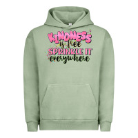 Pigment Oil Green kindness is free sprinkle it everywhere Urban Hoodie - JahusDesignShop