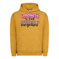 Pigment Peanut Butter kindness is free sprinkle it everywhere Urban Hoodie - JahusDesignShop