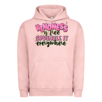 Pigment Salmon kindness is free sprinkle it everywhere Urban Hoodie - JahusDesignShop