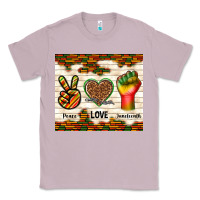 Lilac peace love juneteenth Classic Tee - TumblerDesignByShophia