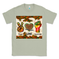 Matcha peace love juneteenth Classic Tee - TumblerDesignByShophia