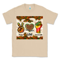 Mushroom peace love juneteenth Classic Tee - TumblerDesignByShophia