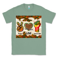 Sage peace love juneteenth Classic Tee - TumblerDesignByShophia