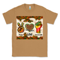Toasted Coconut peace love juneteenth Classic Tee - TumblerDesignByShophia