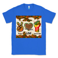 True Royal peace love juneteenth Classic Tee - TumblerDesignByShophia