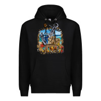 Black summer min Premium Hoodie - CowhideDigitalArt