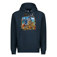 Navy summer min Premium Hoodie - CowhideDigitalArt