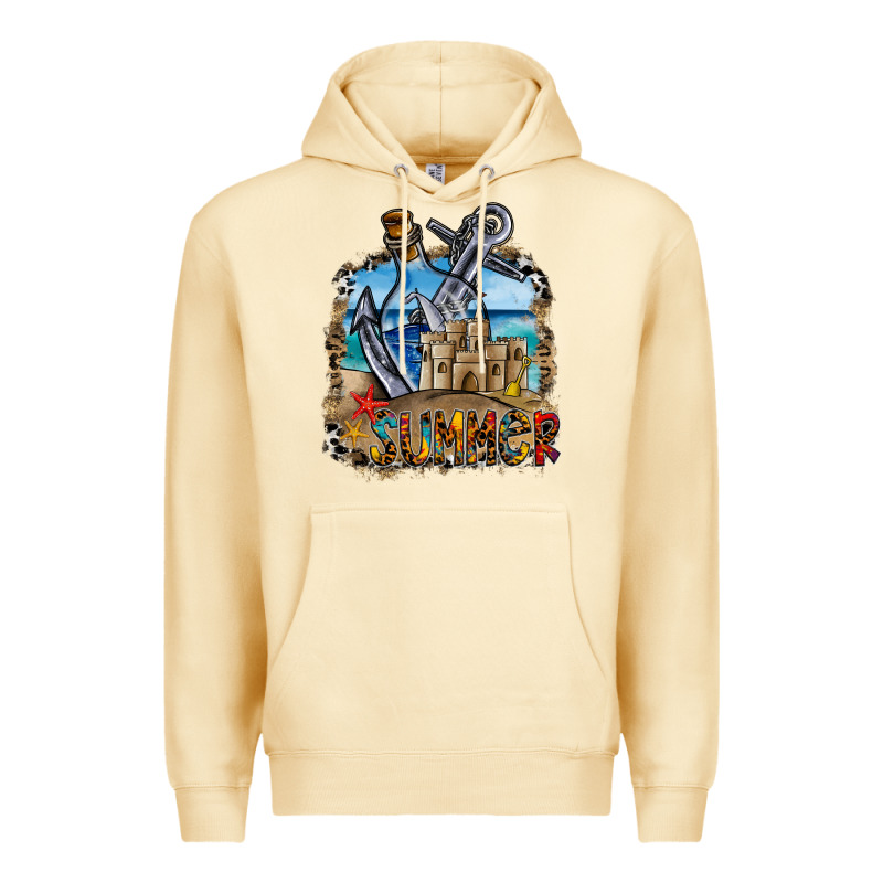 Summer Min Premium Hoodie by CowhideDigitalArt | Teevron