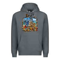 Rock summer min Premium Hoodie - CowhideDigitalArt