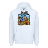 White summer min Premium Hoodie - CowhideDigitalArt