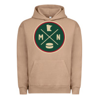Pigment Burro Classic Minnesota Hockey MN Outline Pullover Hoodie Urban Hoodie - maiPhamDesign