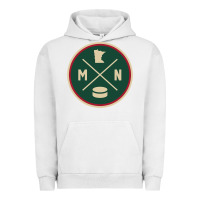 Pigment Lunar Rock Classic Minnesota Hockey MN Outline Pullover Hoodie Urban Hoodie - maiPhamDesign