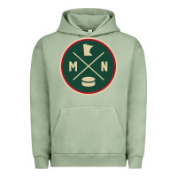 Classic Minnesota Hockey Mn Outline Pullover Hoodie Urban Hoodie | Teevron