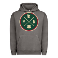 Pigment Tornado Classic Minnesota Hockey MN Outline Pullover Hoodie Urban Hoodie - maiPhamDesign