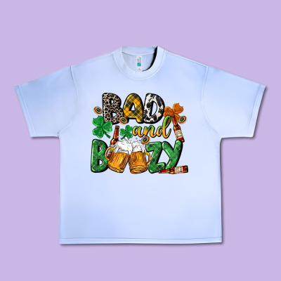 Bad And Boozy St. Patrick's Day Urban Heavy Tee Designed By Cowgirlartshop