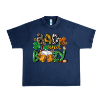 Navy Bad and boozy St. Patrick's Day Urban Heavy Tee - CowGirlArtShop